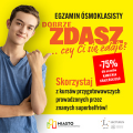 Darmowe zajęcia on-line z matematyki dla wszystkich uczniów klas ósmych w ramach kursu Zdasz, czy Ci się zdaje? 