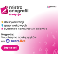  III edycja konkursu Mistrz Ortografii!